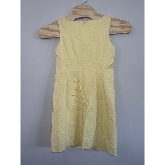 Lilly Pulitzer Dress Size 4 Adelson Jacquard Shift Yellow - Picture 2 of 9